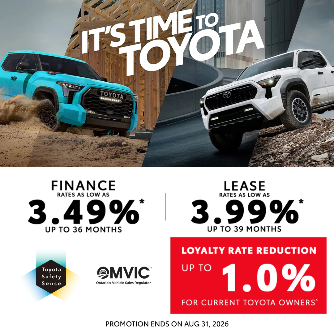 Toyota Monthly Promotion